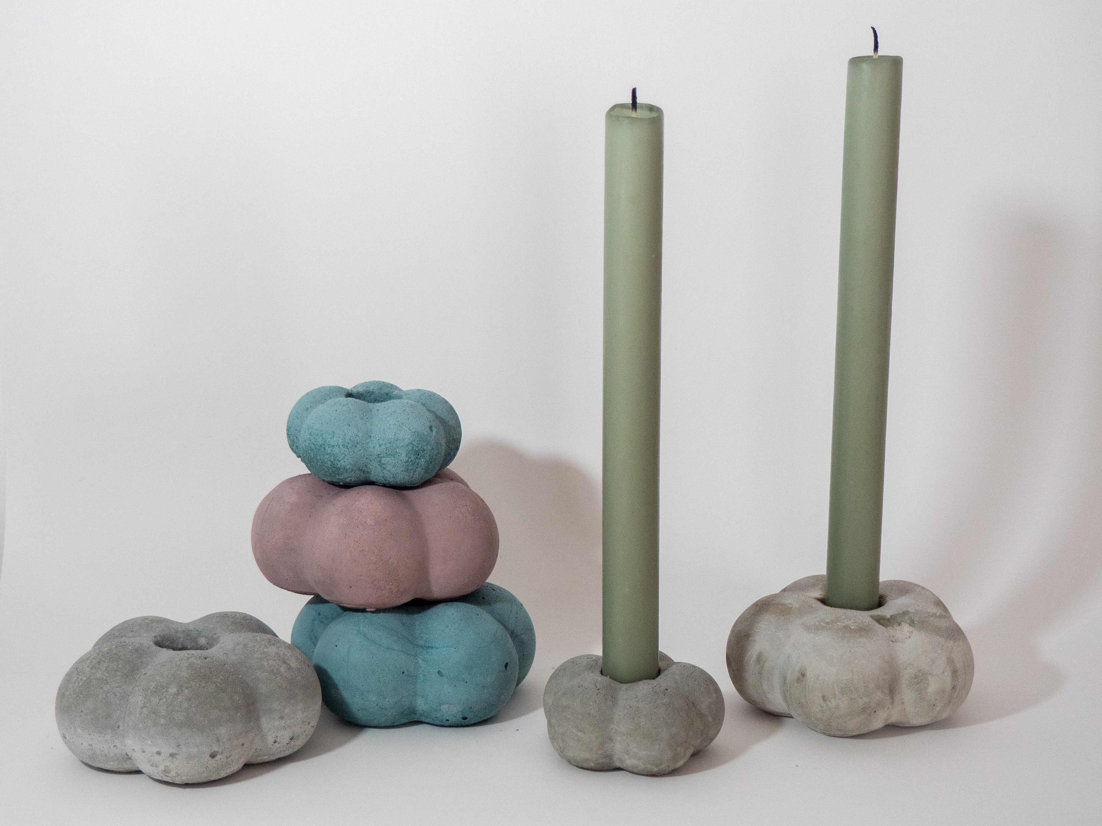 Bougeoir béton - Toutes les couleurs